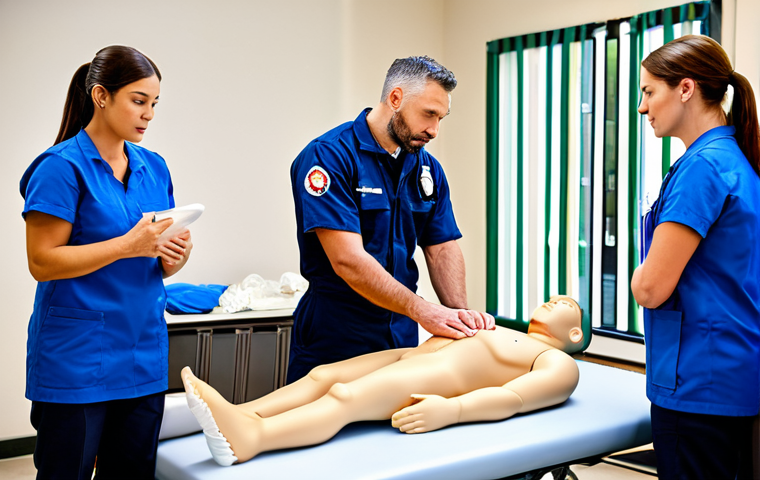 응급구조사와 사회적 기여도 - Community Support**

"A fully clothed paramedic giving a CPR demonstration at a community first-aid ...
