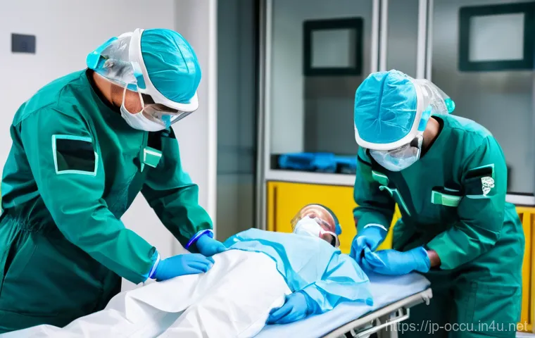 응급구조사 출동 준비물 체크리스트 - **Prompt 2: High-Tech Mobile Emergency Care**
"Inside a modern, advanced ambulance, two paramedi... 응급구조사 출동 준비물 체크리스트 - **Prompt 2: High-Tech Mobile Emergency Care**
"Inside a modern, advanced ambulance, two paramedi...